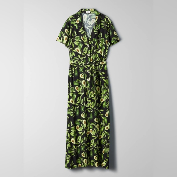 Wilfred Dresses Aritzia Wilfred Shirt Dress Avocado Poshmark